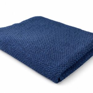 40 By 60 Inch (3.3*5 feet) Belisignature Soft & Absorbent Export Quality Pure Cotton Bath sheet .Luxury And 100% Cotton  Premium Deep Blue Colour Design | Quick Dry & Skin-Friendly Antibacterial Bath Sheet For All Purpose Use