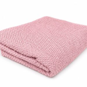 40 By 60 Inch (3.3*5 feet) Belisignature Soft & Absorbent Export Quality Pure Cotton Bath sheet .Luxury And 100% Cotton  Premium Light Pink Colour Design | Quick Dry & Skin-Friendly Antibacterial Bath Sheet For All Purpose Use